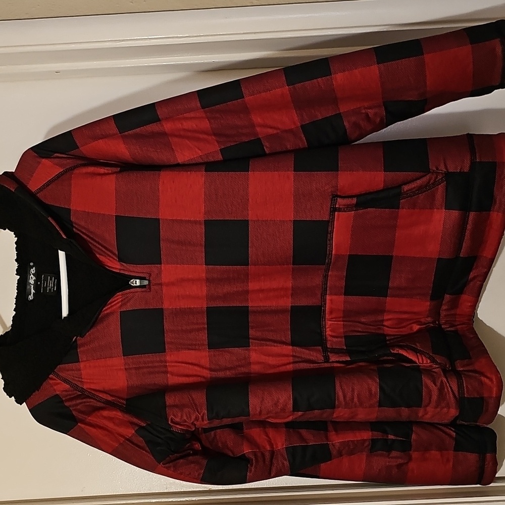 Red and Black Checkered Men's Shirt